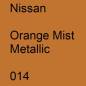 Preview: Nissan, Orange Mist Metallic, 014.